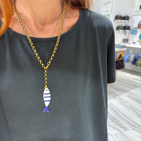 Collana Sardina  Acciaio inossidabile