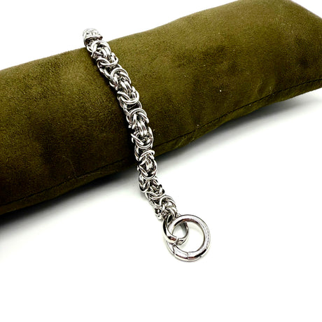 Bracciale Bizantina Media gancio ad anello
