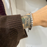 Bracciale Pepite Barilotti Acciaio e Argento925