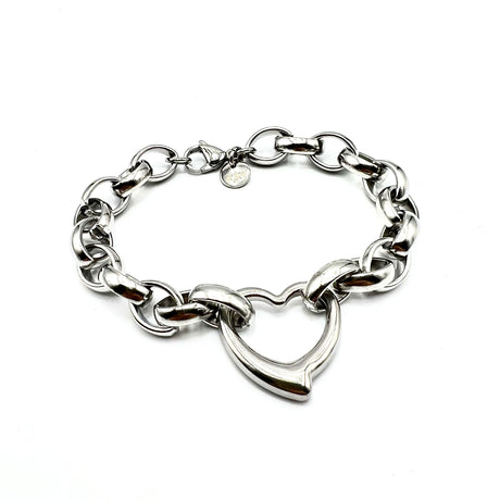 Bracciale Cuore Acciaio inossidabile