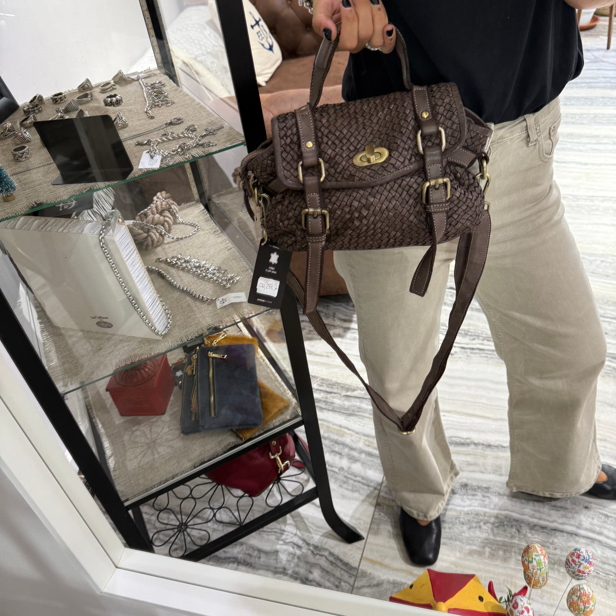 Borsa Dobby Taupe