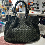 Borsa Intreccio Verde Militare