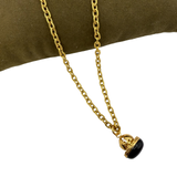 Collana Lanterna 10 Campana Small Onice