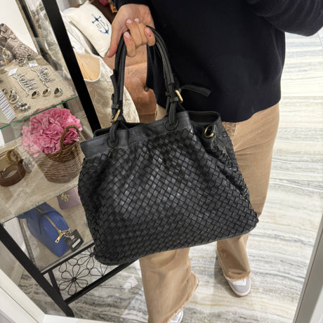 Borsa Intreccio Big Black