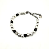 Bracciale Pepite Cubo Argento925 e Onice