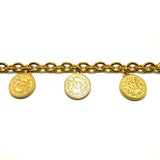 Bracciale monete rolò dorato
