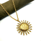 Collana Sole Dorata