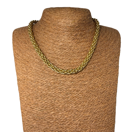 Collana Maglia Canestro Acciaio inossidabile Silver o gold