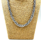 Collana Bizantina con anelli Godronati 0.8 mm