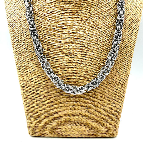 Collana Bizantina con anelli Godronati 0.8 mm