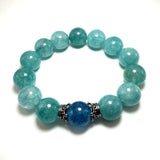 Bracciale Agata Celeste e Corone