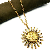 Collana Sole Dorata