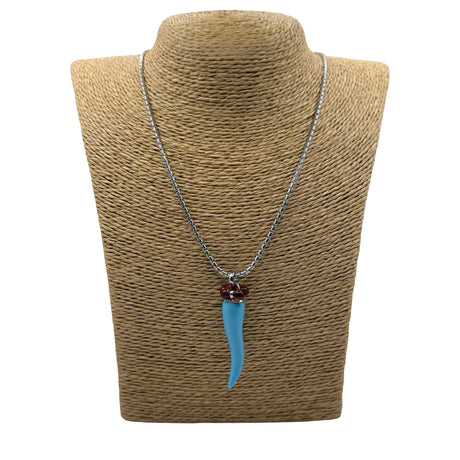 Collana Lucky Corno Turchese