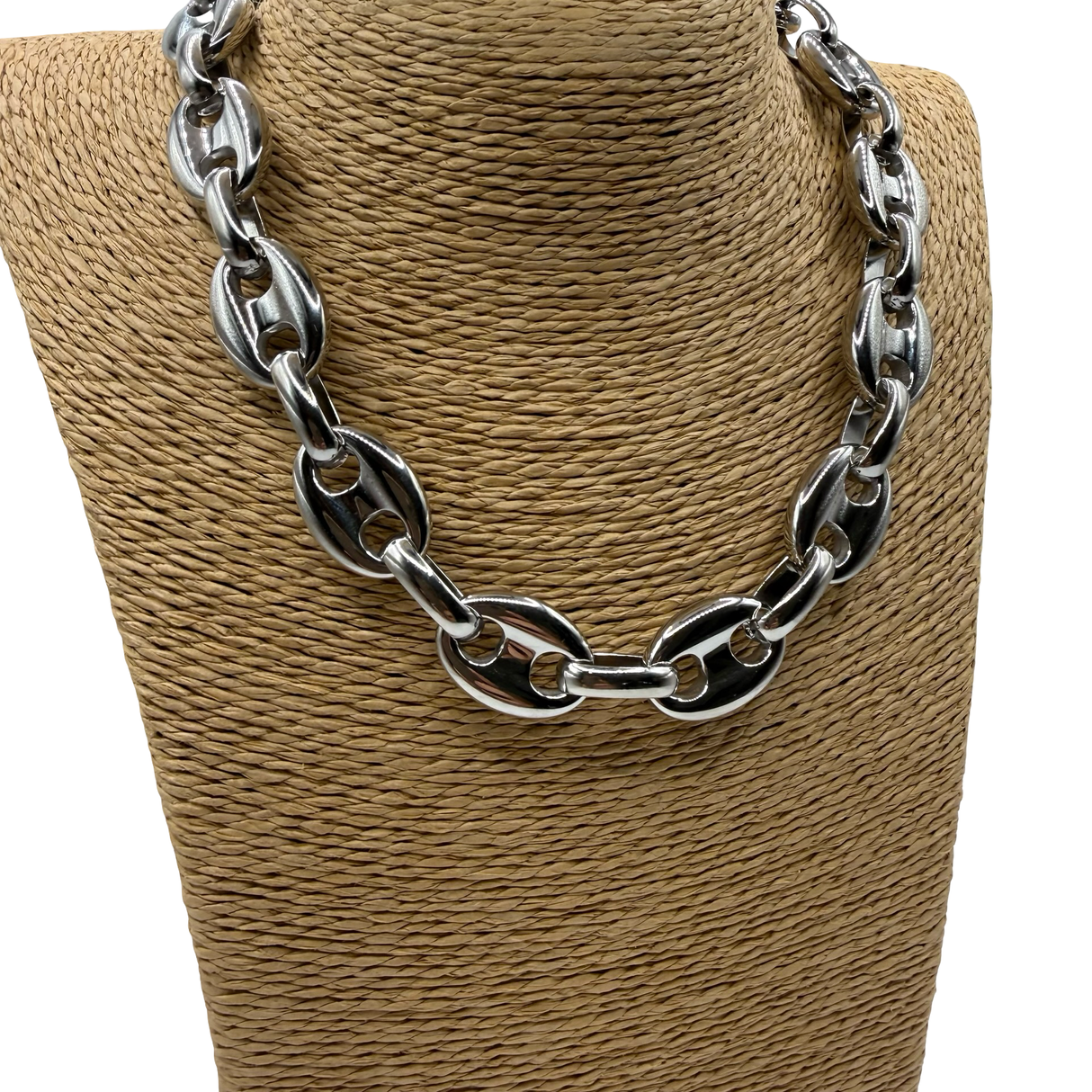 Collana Catena Marinara acciaio Big