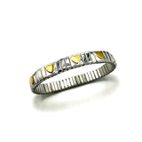 Bracciale tubogas cuori Acciaio inossidabile