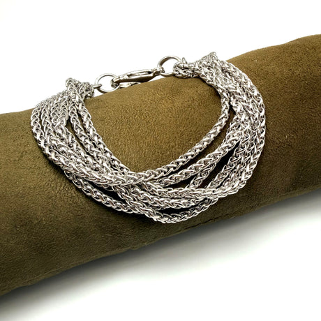 Collana e bracciale Multifili Spiga DUO