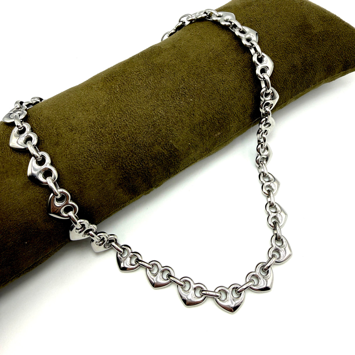 Collana Marinara Cuore Silver