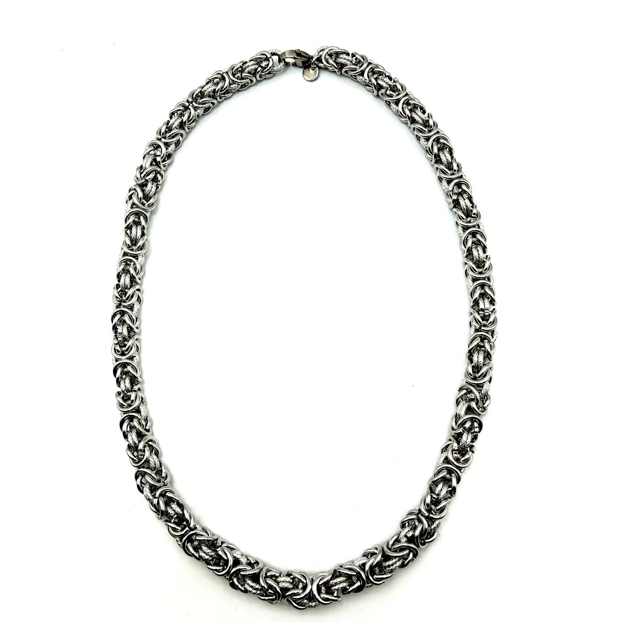 Collana Bizantina con anelli Godronati 0.8 mm