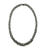 Collana Bizantina con anelli Godronati 0.8 mm