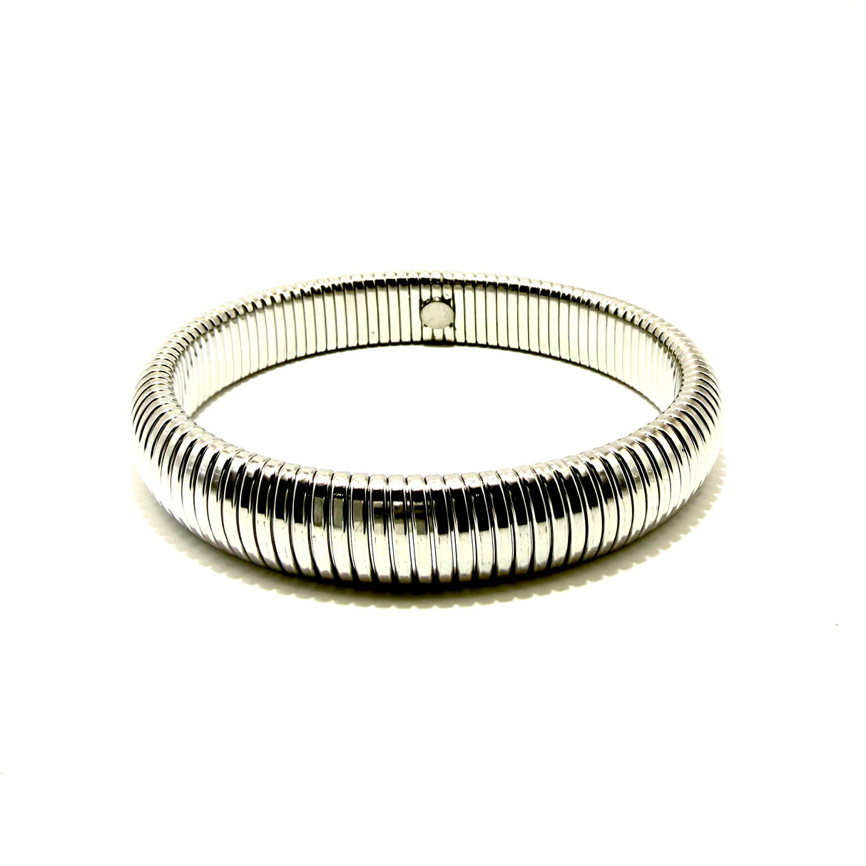 Bracciale Tubogas acciaio Silver 1.2 cm