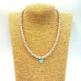 Collana pepite small e Cuore Argento925