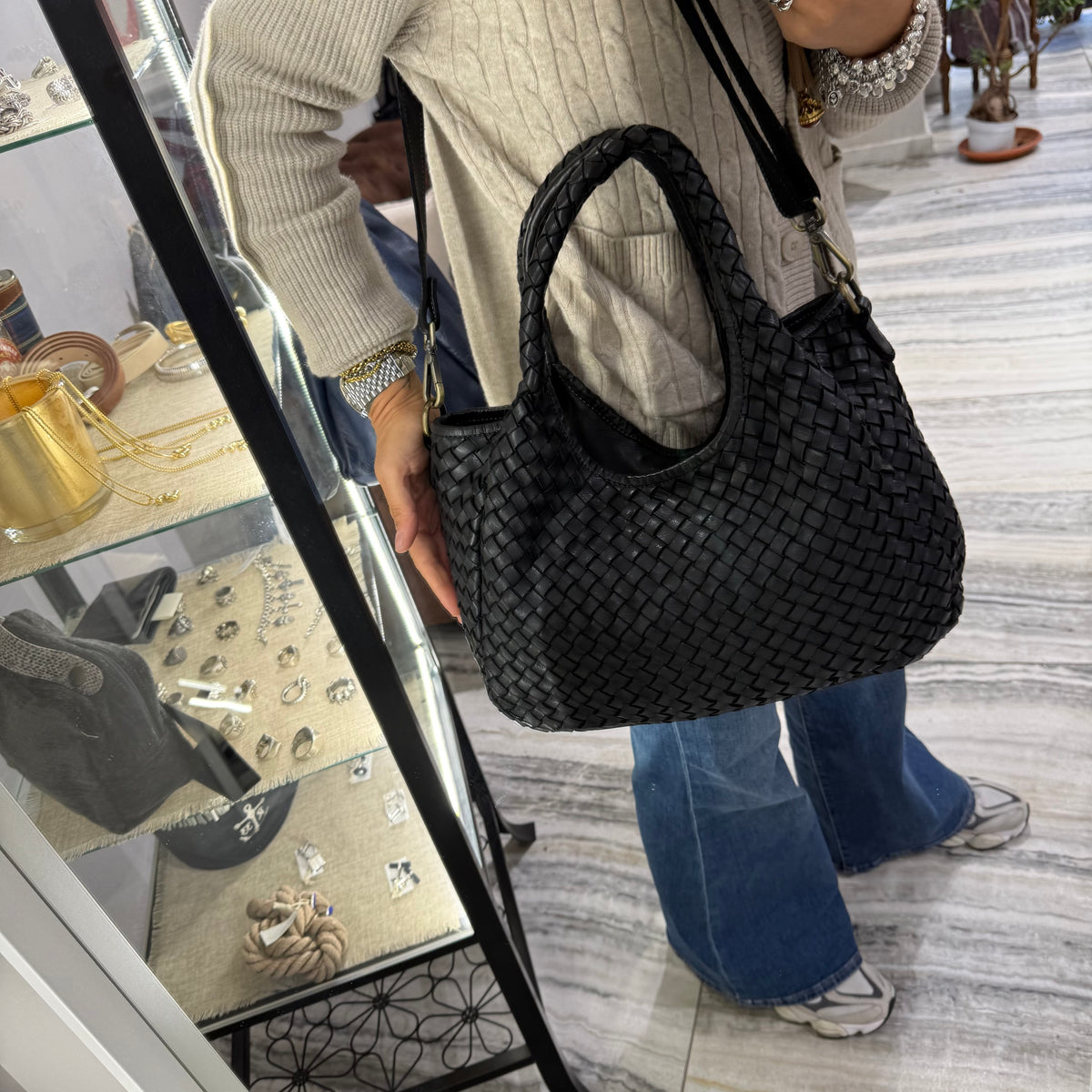 Borsa Intreccio Anita Black