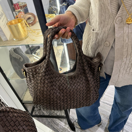 Borsa Intreccio Anita Taupe