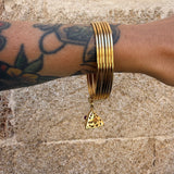 Bracciale 6 fili Lanterna Piramide