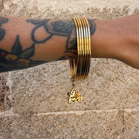 Bracciale 5 fili Lanterna Piramide