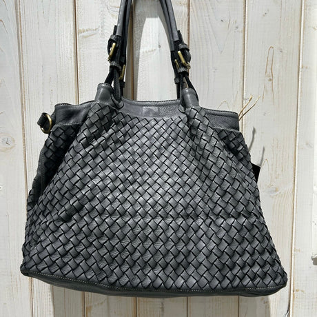 Borsa Intreccio Big Grigio