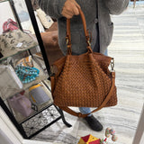 Borsa Intreccio Big Cuoio