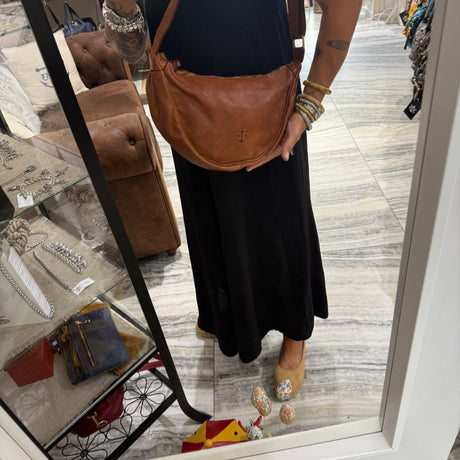 Borsa Marsupio Mezzaluna Cuoio