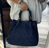 Borsa Intreccio Blu