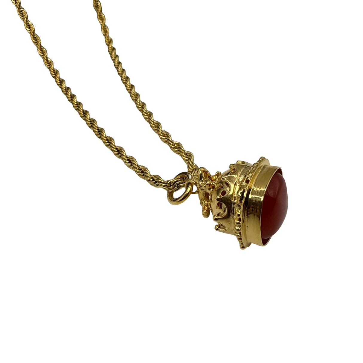 Collana Lanterna 6 Campana Corniola e Rana