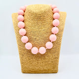 Collana sfere in Resina Pink Babol