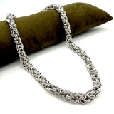 Collana Bizantina con anelli Godronati 0.8 mm