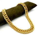 Collana Grumetta Spina di pesce Oro opaco