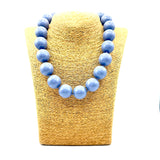 Collana sfere in Resina Grigio Glicine