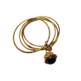 Bracciale 6 fili Lanterna Campana Verde