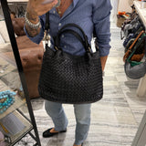 Borsa Intreccio Small Nera