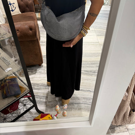 Borsa Marsupio Mezzaluna Grigia