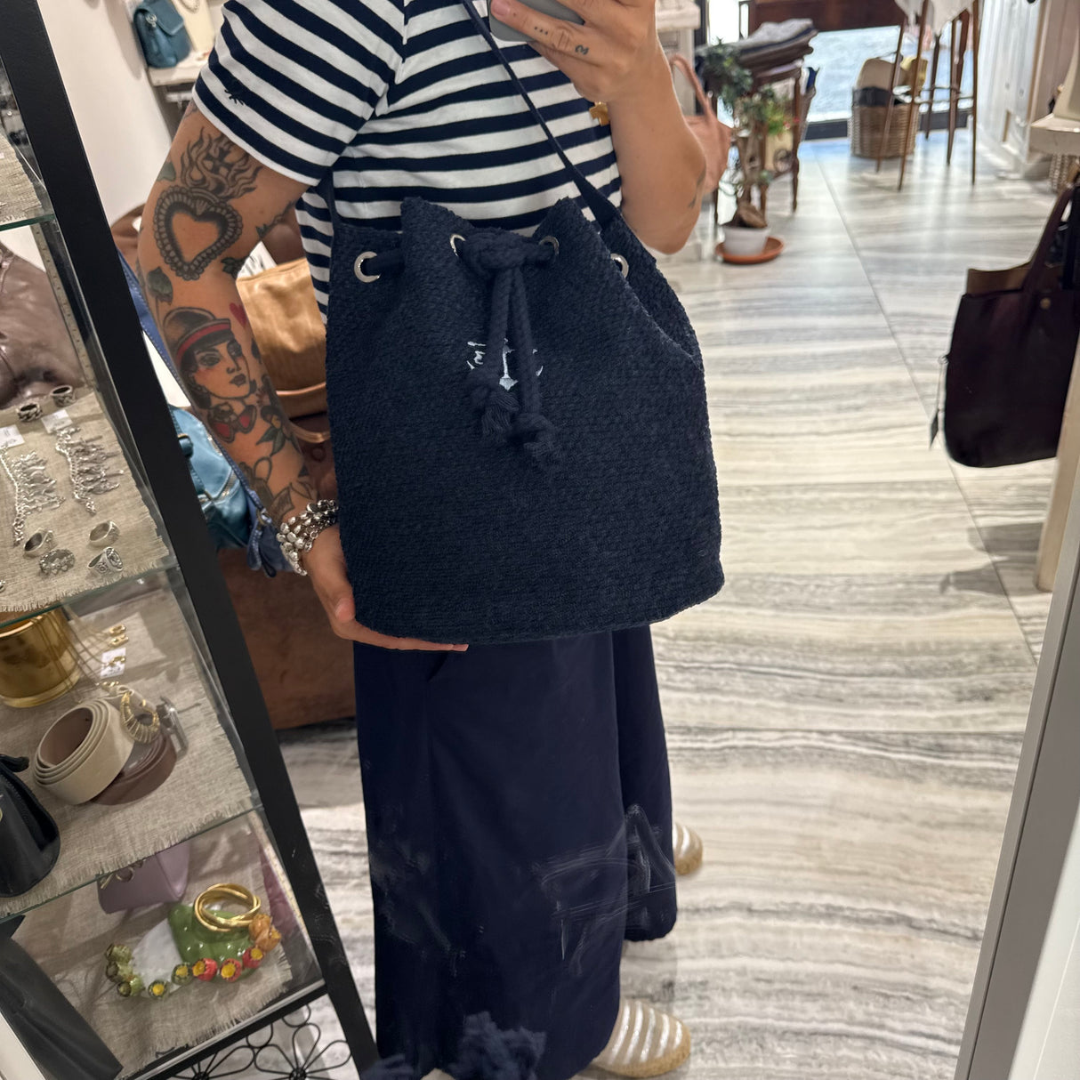 Secchiello Canvas Blu