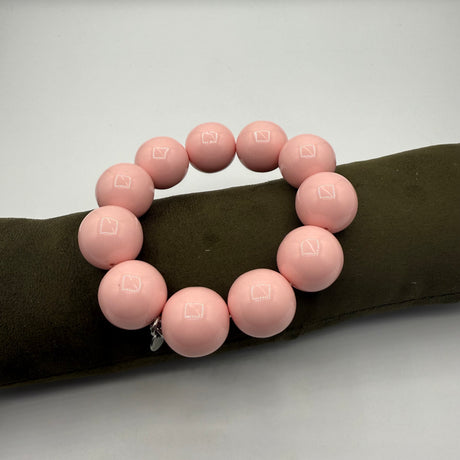 Bracciale sfere in Resina Pink Babol