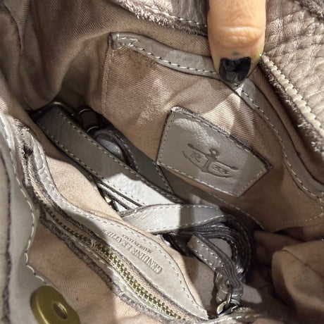 Borsa Mirtilla Small intrecciata Taupe