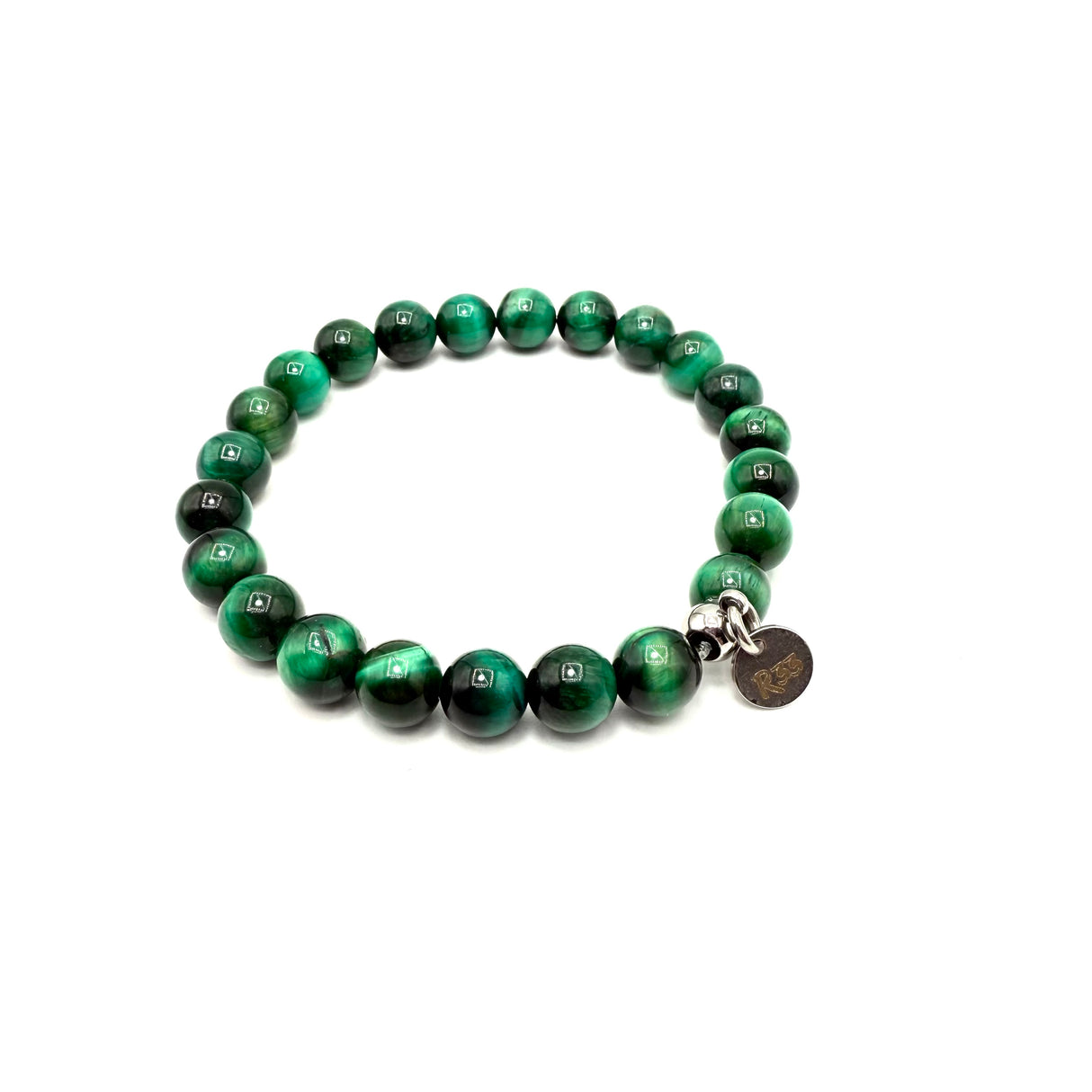 Bracciale pietre Occhio di Tigre Verde