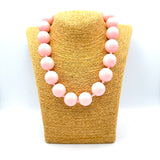 Collana sfere in Resina Pink Babol