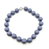 Collana sfere in Resina Grigio Fume’