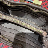 Portafoglio pelle e borchie Testa di Moro