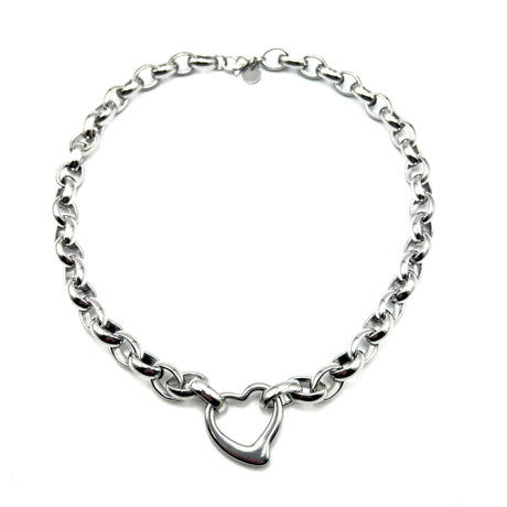 Collana Cuore Acciaio inossidabile