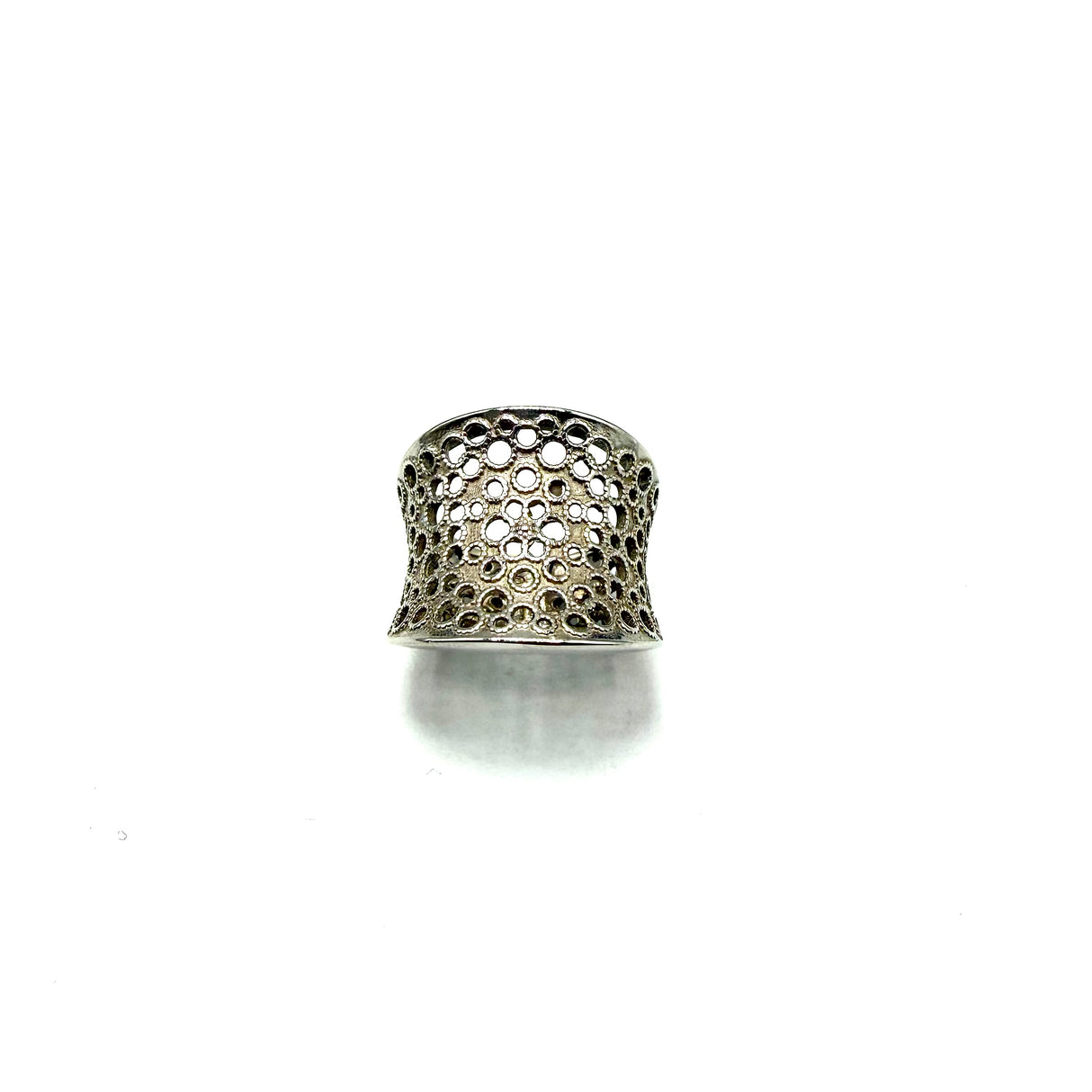 Anello Fascia Etrusca traforata Argento925